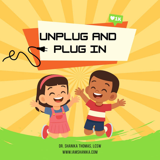 Unplug and Plug In Stickers Circle 2.5"